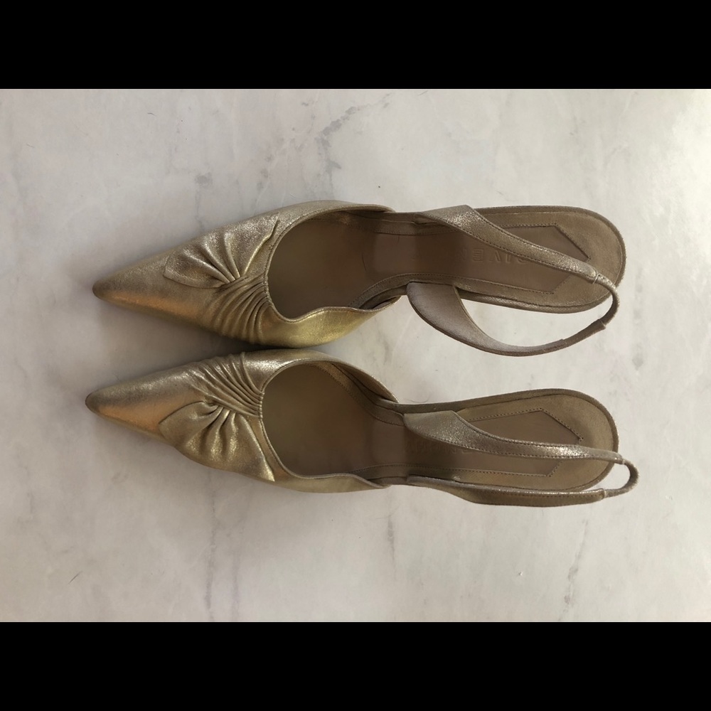 Givenchy Gold Heels 7.5